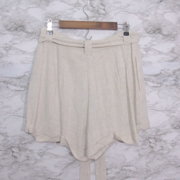 NWT Showmeyourmumu Hadley Shorts High Waist Cream Linen - small - Picture 6 of 6